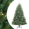 Vidaxx árbol de Navidad artificial plegable verde 210 cm PVC y metal