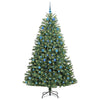 Vidaxx albero di Natale artificiale pieghevole verde 210 cm in PVC e metallo