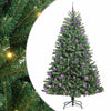 Vidaxl kunstmatige inklapbare kerstboom groen 240 cm pvc en metaal