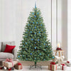 Vidaxl kunstmatige inklapbare kerstboom groen 240 cm pvc en metaal