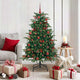 Vidaxx albero di Natale artificiale verde 150 cm PVC e metallo e plastica