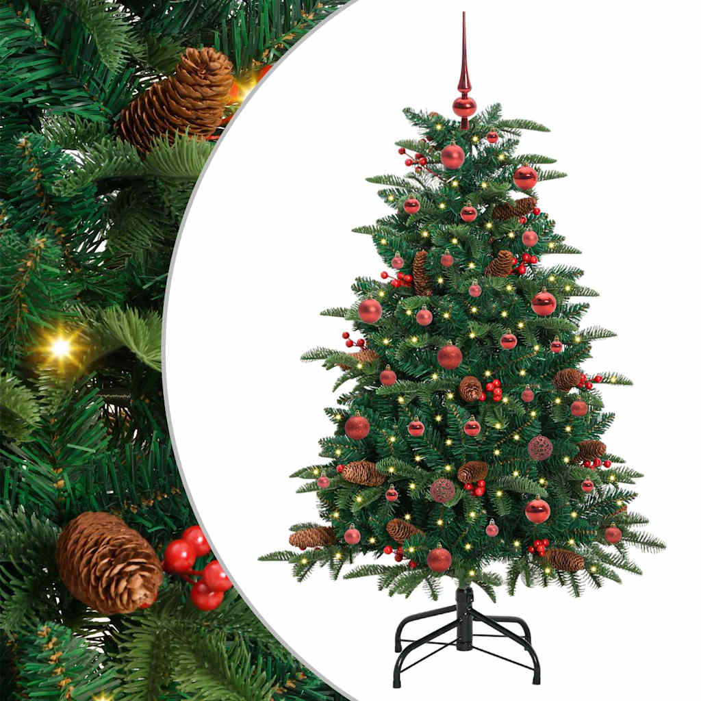 Vidaxx albero di Natale artificiale verde 150 cm PVC e metallo e plastica