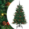 Vidaxx albero di Natale artificiale verde 150 cm PVC e metallo e plastica