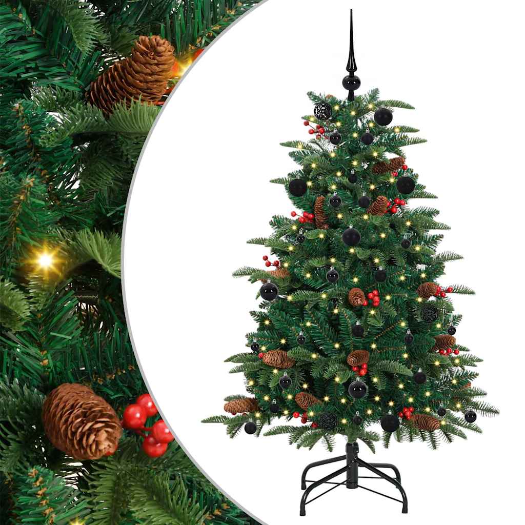 Vidaxx albero di Natale artificiale verde 150 cm PVC e metallo e plastica
