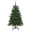 Vidaxx albero di Natale artificiale verde 150 cm PVC e metallo e plastica