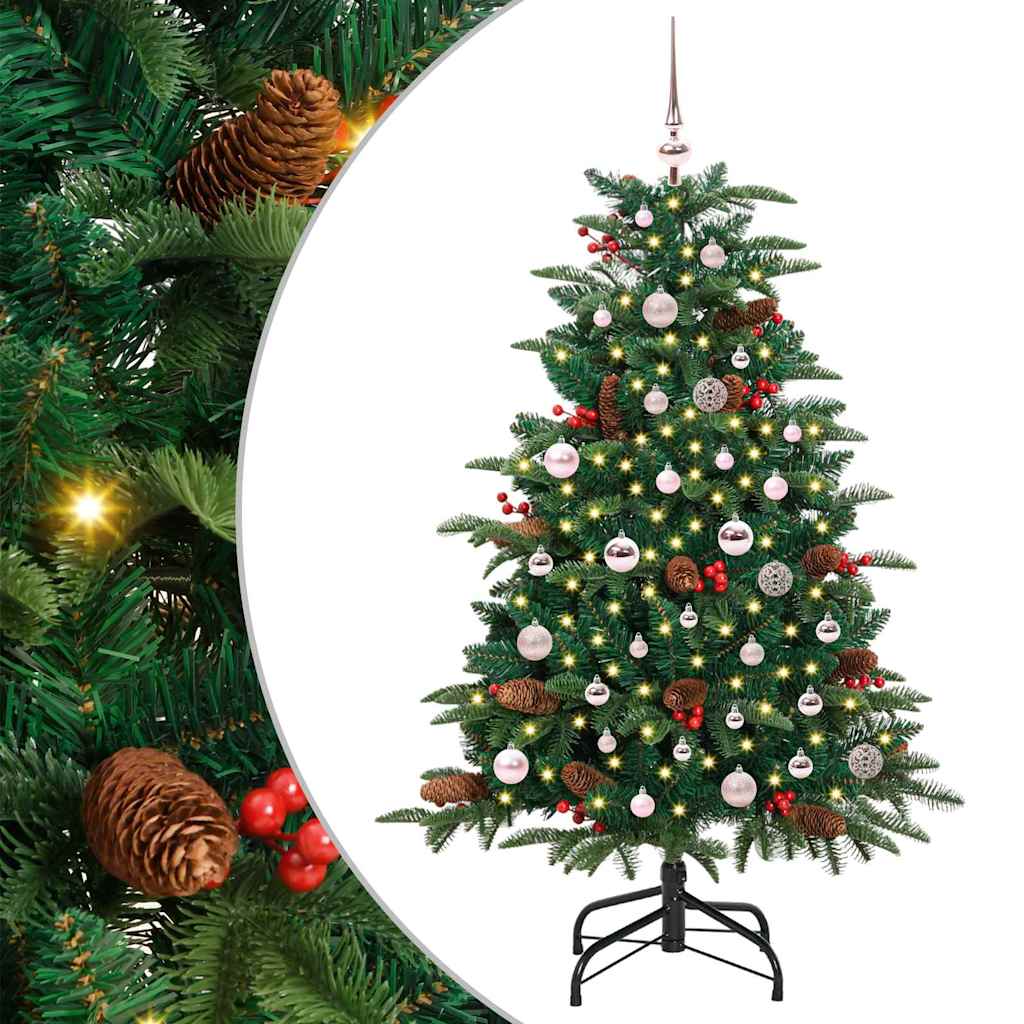 Vidaxx albero di Natale artificiale verde 150 cm PVC e metallo e plastica