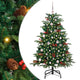 Vidaxx albero di Natale artificiale verde 150 cm PVC e metallo e plastica