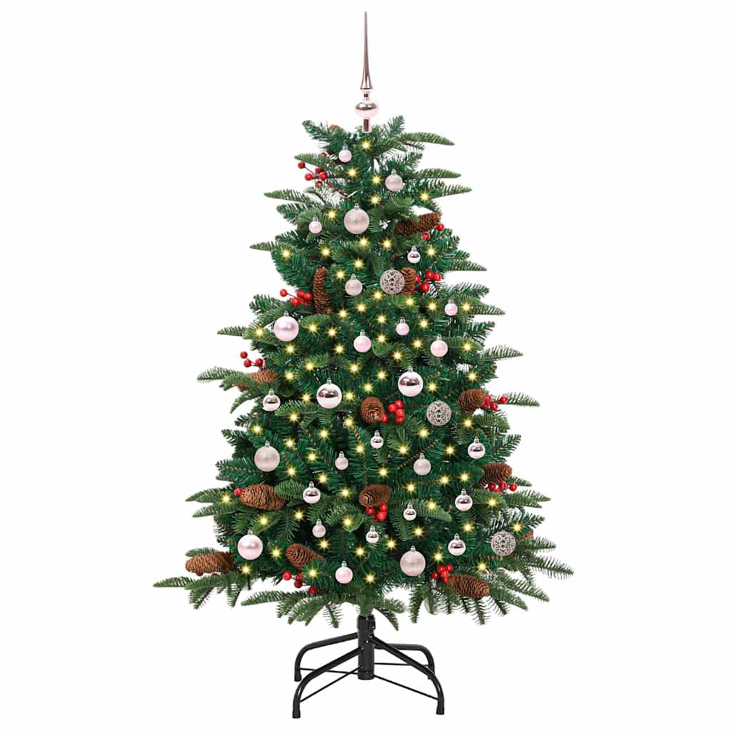 Vidaxx albero di Natale artificiale verde 150 cm PVC e metallo e plastica