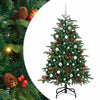 Vidaxx albero di Natale artificiale verde 150 cm PVC e metallo e plastica