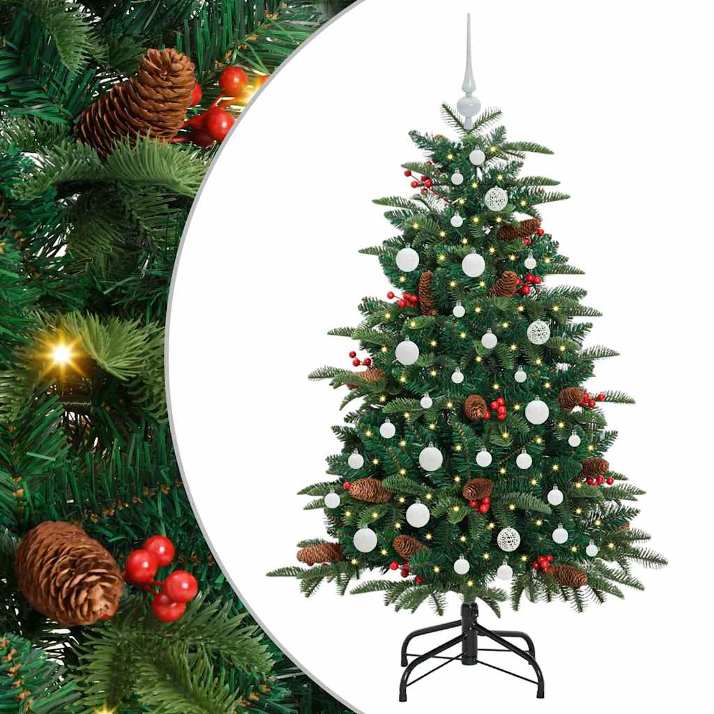 Vidaxx albero di Natale artificiale verde 150 cm PVC e metallo e plastica