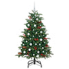 Vidaxx albero di Natale artificiale verde 150 cm PVC e metallo e plastica