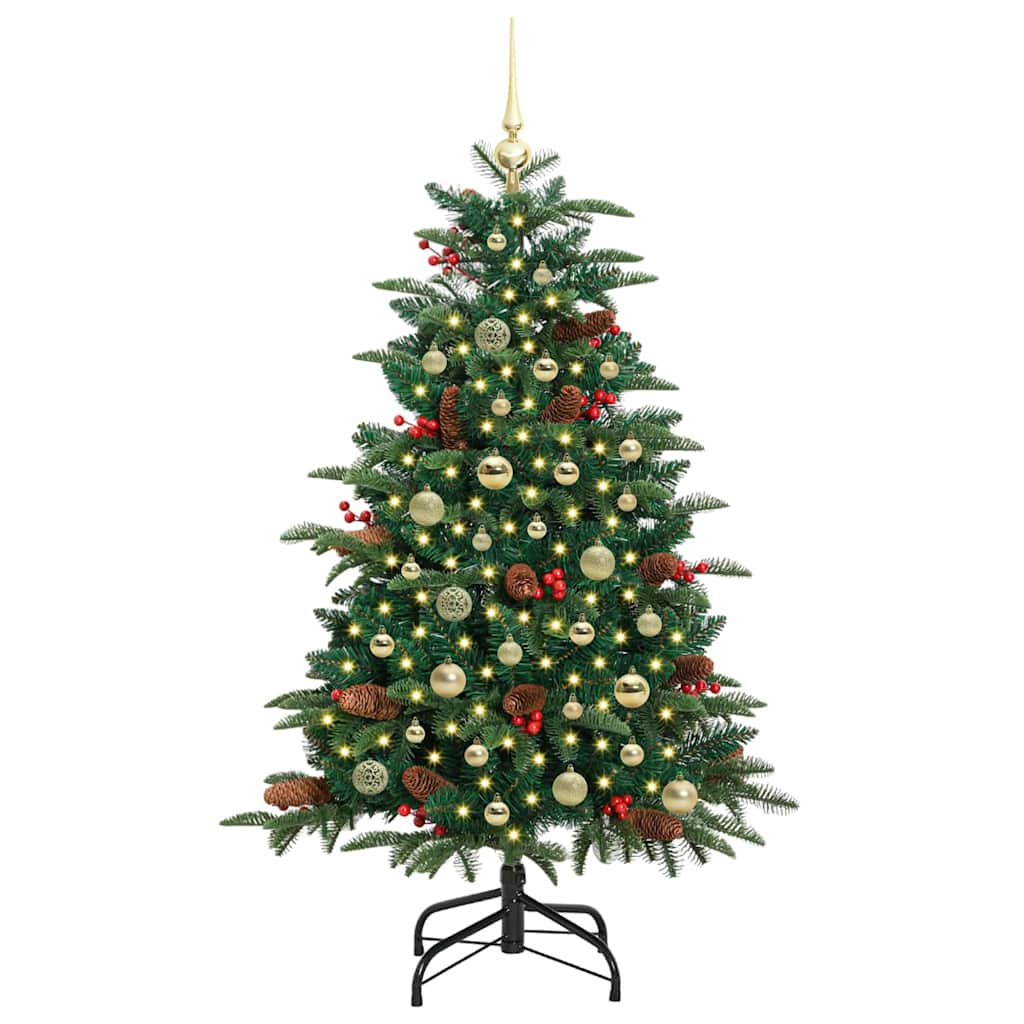 Vidaxx albero di Natale artificiale verde 150 cm PVC e metallo e plastica