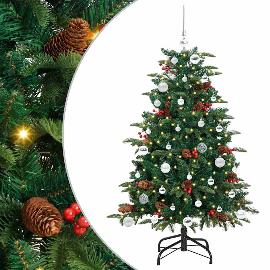 Vidaxx albero di Natale artificiale verde 150 cm PVC e metallo e plastica