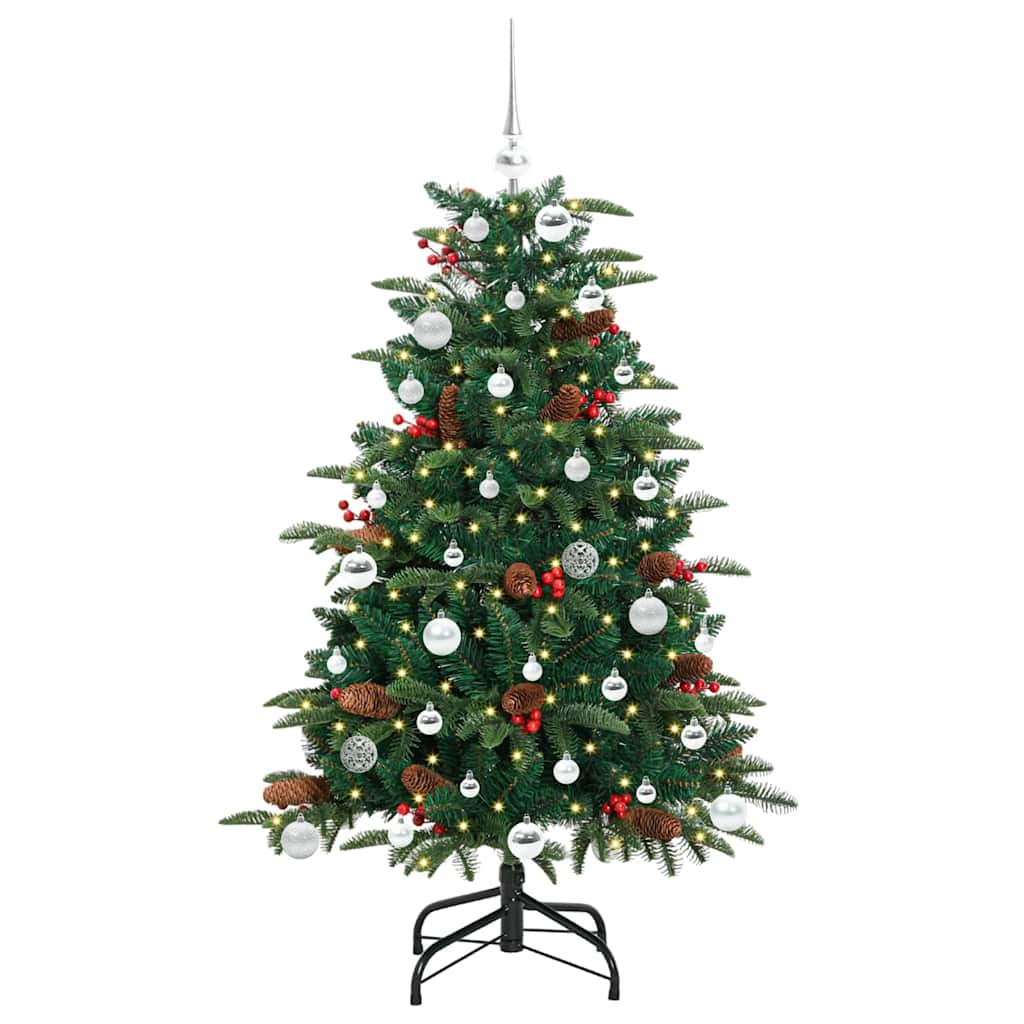 Vidaxx albero di Natale artificiale verde 150 cm PVC e metallo e plastica