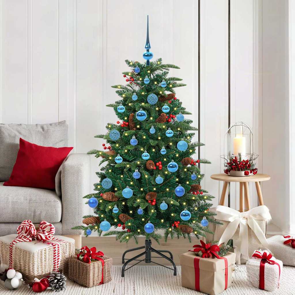 Vidaxx albero di Natale artificiale verde 150 cm PVC e metallo e plastica