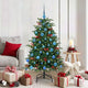Vidaxx albero di Natale artificiale verde 150 cm PVC e metallo e plastica