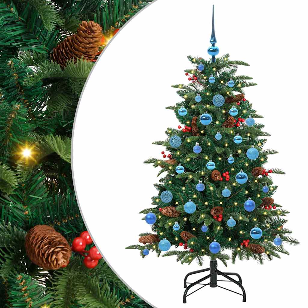 Vidaxx albero di Natale artificiale verde 150 cm PVC e metallo e plastica