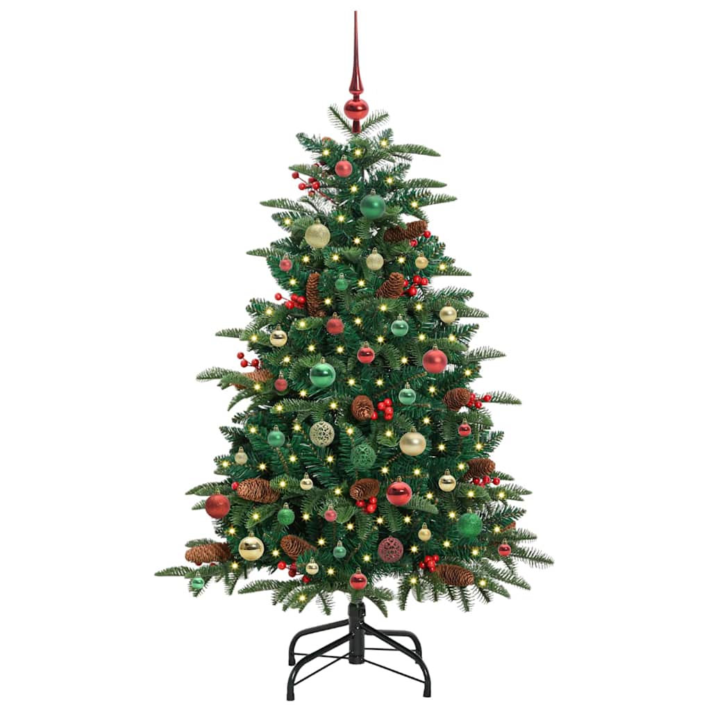 Vidaxx albero di Natale artificiale verde 150 cm PVC e metallo e plastica