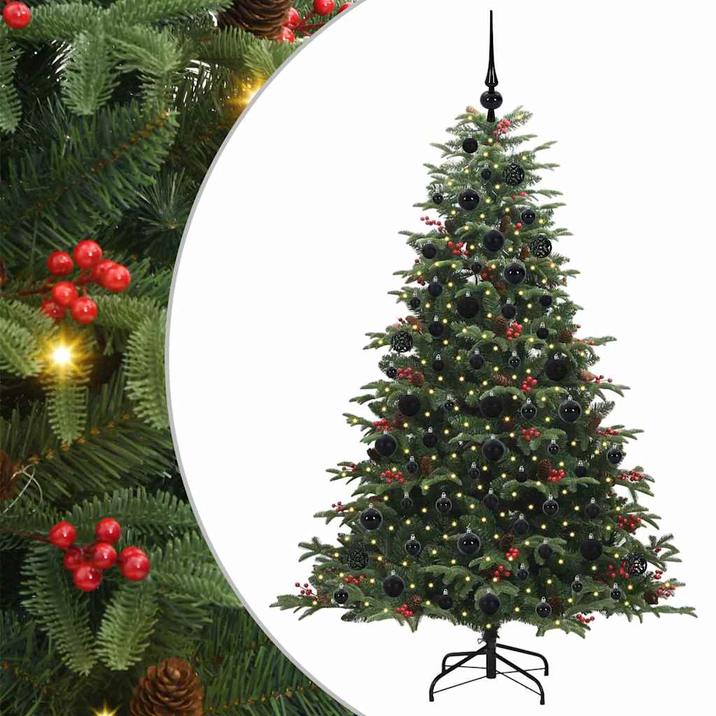 Vidaxx albero di Natale artificiale verde 180 cm PVC e metallo e plastica
