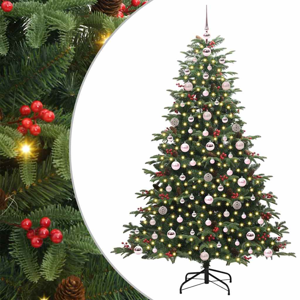 Vidaxx albero di Natale artificiale verde 180 cm PVC e metallo e plastica