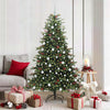Vidaxl kunstkerstboom groen 180 cm pvc en metaal en plastic
