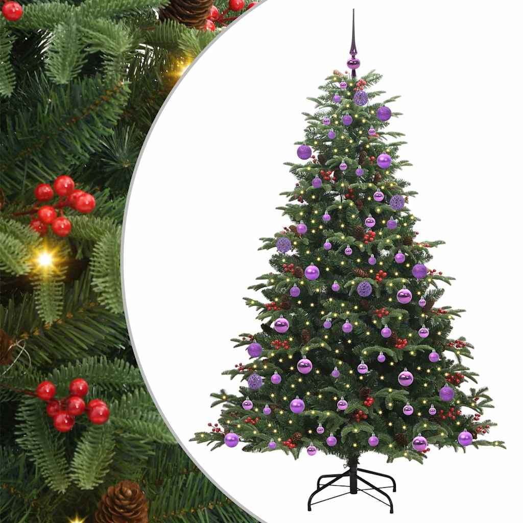 Vidaxx albero di Natale artificiale verde 180 cm PVC e metallo e plastica