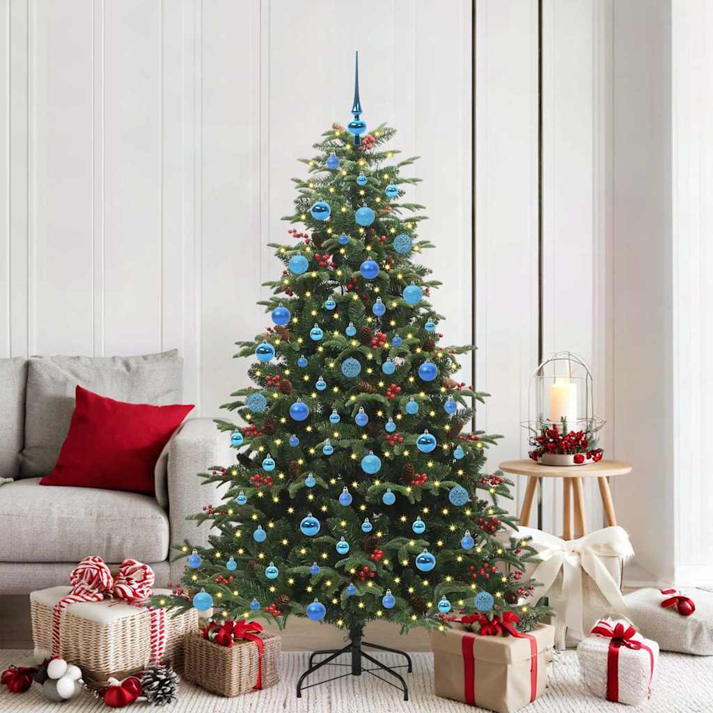 Vidaxx albero di Natale artificiale verde 180 cm PVC e metallo e plastica