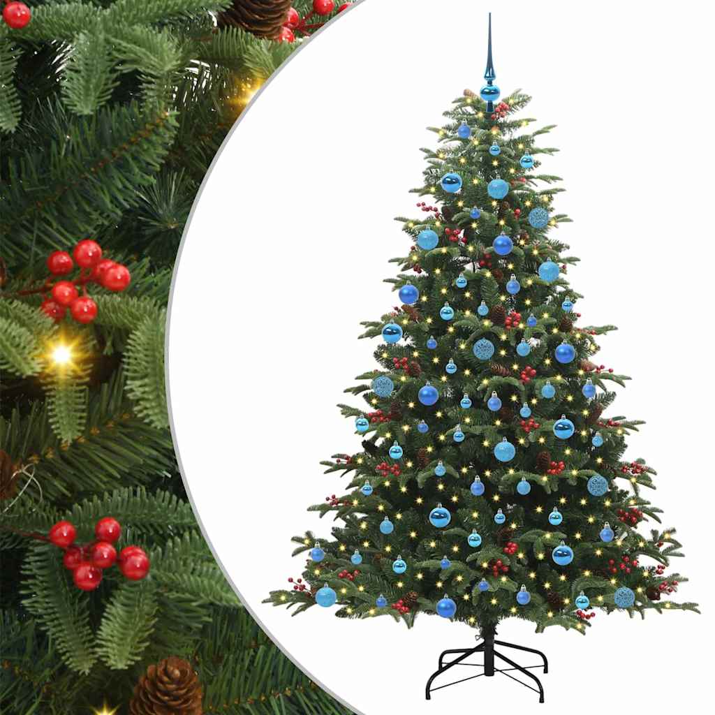 Vidaxx albero di Natale artificiale verde 180 cm PVC e metallo e plastica