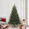 Vidaxx árbol de Navidad artificial verde 210 cm PVC y metal y plástico