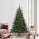 Vidaxx albero di Natale artificiale verde 210 cm PVC e metallo e plastica