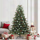 Vidaxx albero di Natale artificiale verde 210 cm PVC e metallo e plastica