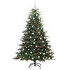 Vidaxx albero di Natale artificiale verde 210 cm PVC e metallo e plastica