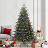 Vidaxl kunstkerstboom groen 210 cm pvc en metaal en plastic