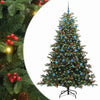 Vidaxx albero di Natale artificiale verde 210 cm PVC e metallo e plastica