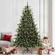 Vidaxx albero di Natale artificiale verde 240 cm PVC e metallo e plastica