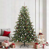Vidaxx albero di Natale artificiale verde 240 cm PVC e metallo e plastica