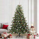 Vidaxx albero di Natale artificiale verde 240 cm PVC e metallo e plastica