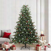 Vidaxl kunstkerstboom groen 240 cm pvc en metaal en plastic