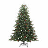 Vidaxl kunstkerstboom groen 240 cm pvc en metaal en plastic