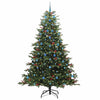 Vidaxx albero di Natale artificiale verde 240 cm PVC e metallo e plastica