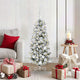 Vidaxx árbol de Navidad artificial plegable verde y blanco 120 cm