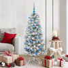 Vidaxx albero di Natale pieghevole artificiale verde e bianco 150 cm