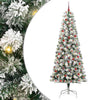 Vidaxx árbol de Navidad artificial plegable verde y blanco 240 cm
