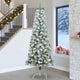 Vidaxx árbol de Navidad artificial plegable verde y blanco 240 cm