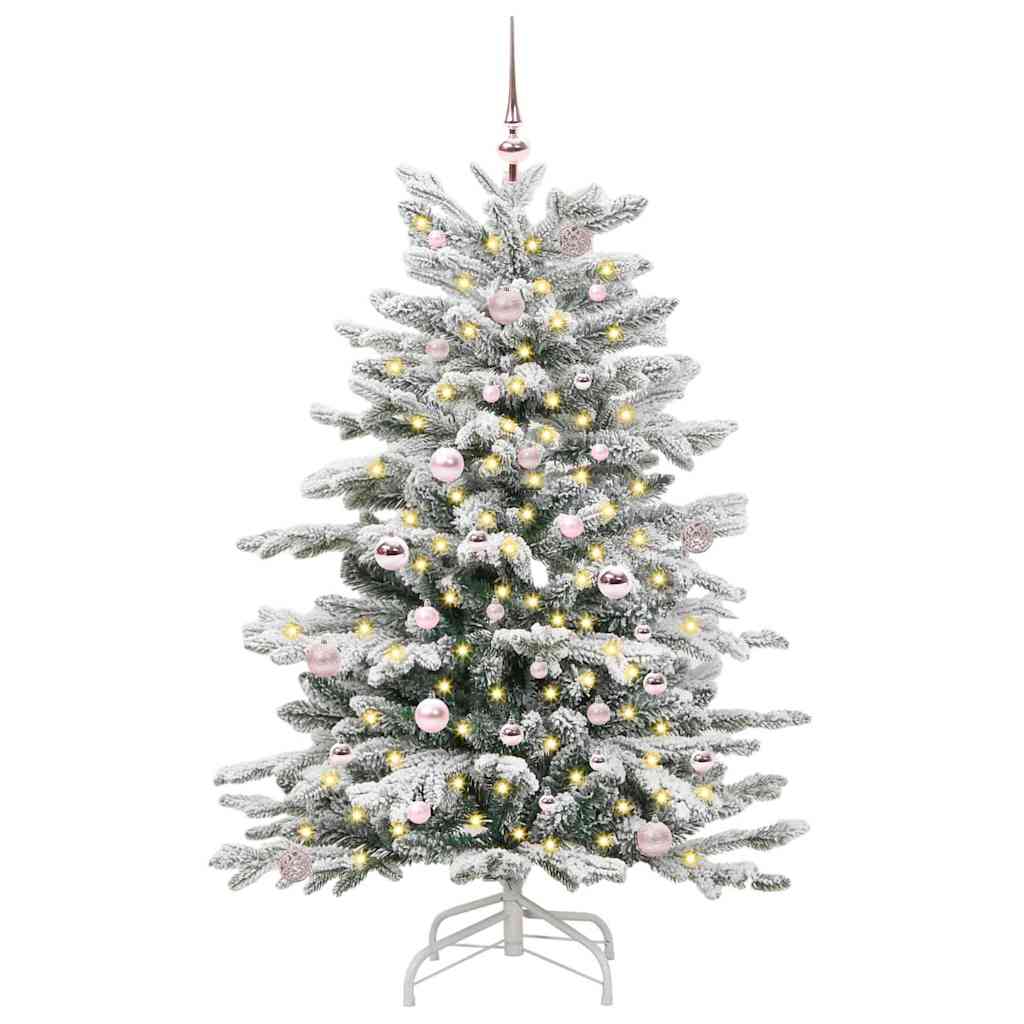 Vidaxx árbol de Navidad artificial plegable blanco 150 cm PE y PVC