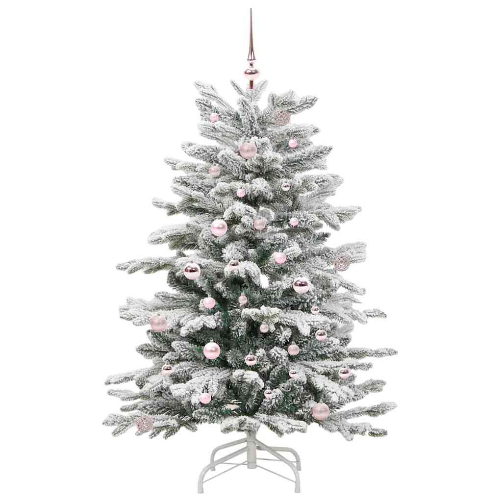 Vidaxx árbol de Navidad artificial plegable blanco 150 cm PE y PVC
