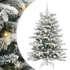 Vidaxx árbol de Navidad artificial plegable blanco 150 cm PE y PVC