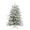 Vidaxx árbol de Navidad artificial plegable blanco 150 cm PE y PVC