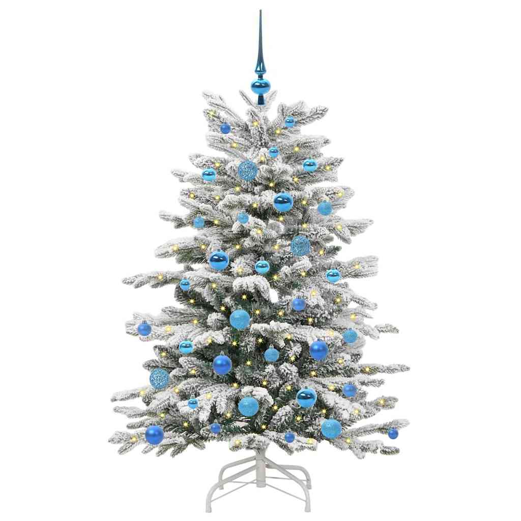 Vidaxx árbol de Navidad artificial plegable blanco 150 cm PE y PVC