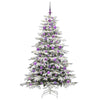 Vidaxl kunstmatige inklapbare kerstboom wit 180 cm pe en pvc